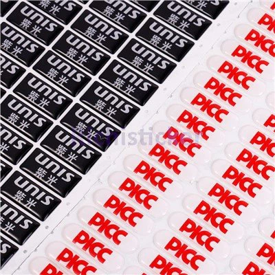 PU Domed Logo Decals