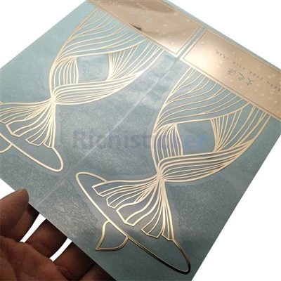 Electroformed npib tsib xee logo hloov cov ntawv nplaum
